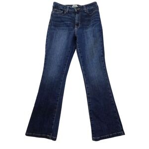 L.L.Bean Classic Fit Jeans Womens 10 Reg Dark Wash Bootcut Denim Rugged‎ Casual